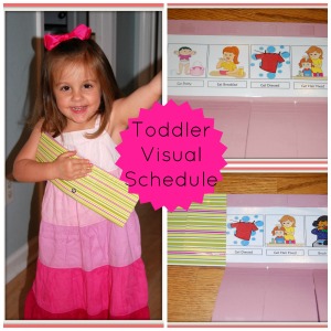 Toddler Morning Time Visual Schedule